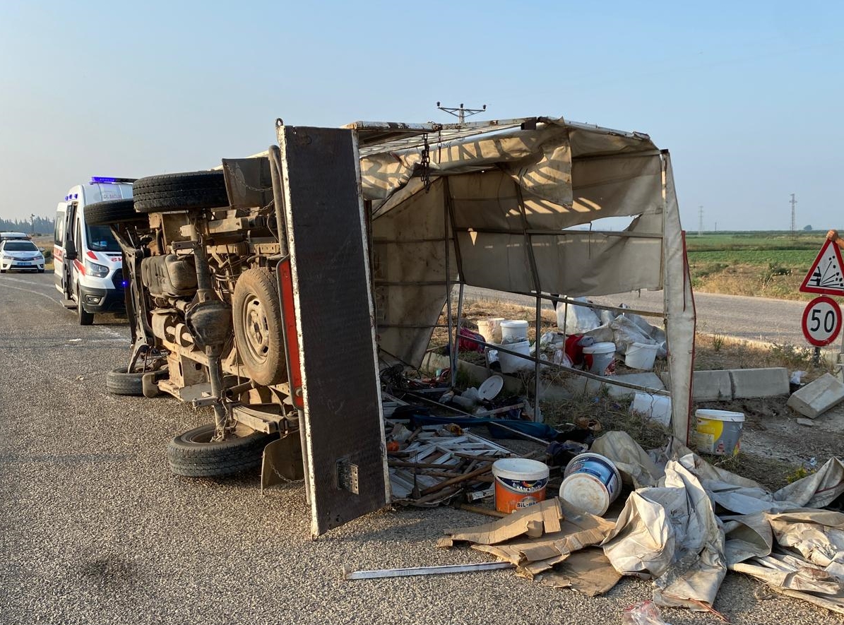 Hatay’da tarım işçilerini taşıyan pikap devrildi!