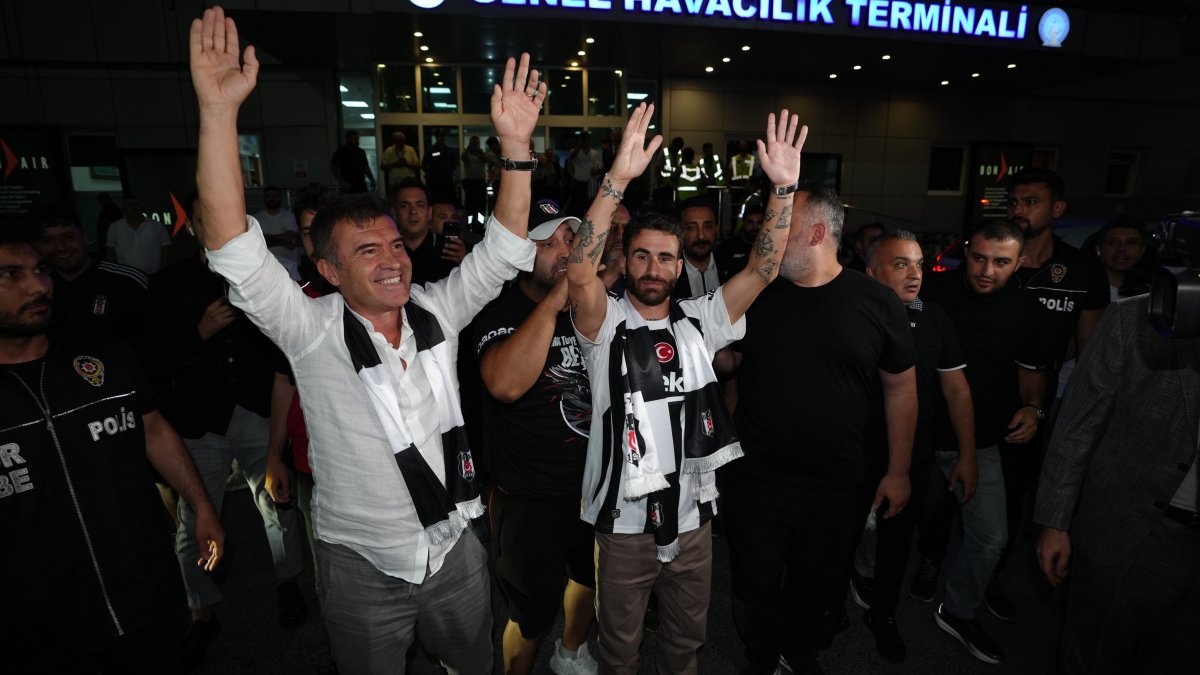 Beşiktaş'ın yeni transferi Rafa Silva, İstanbul’da
