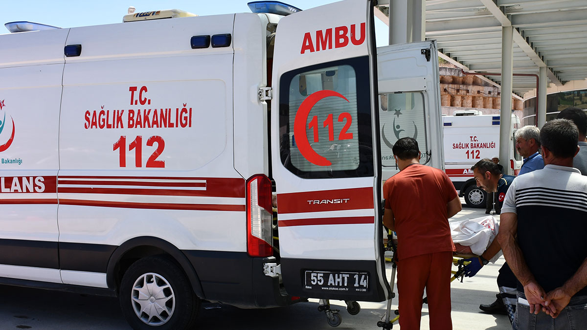 Samsun'da elektrik akımına kapılan işçiler yaralandı