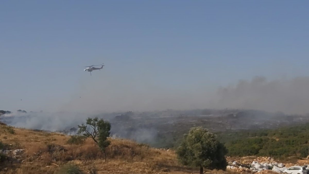 Didim’de makilik yangını