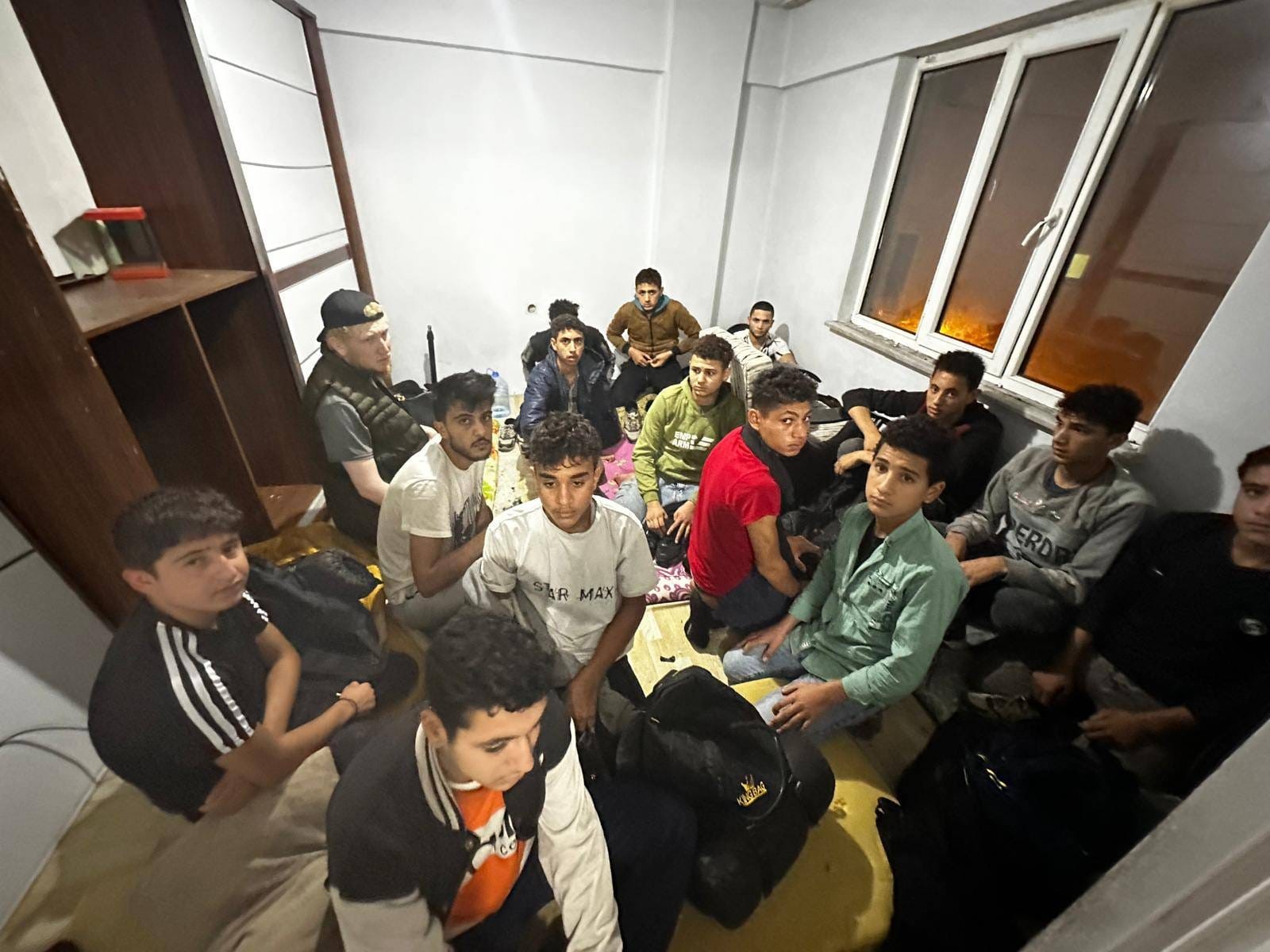 Tekirdağ'da 34 kaçak göçmen yakalandı