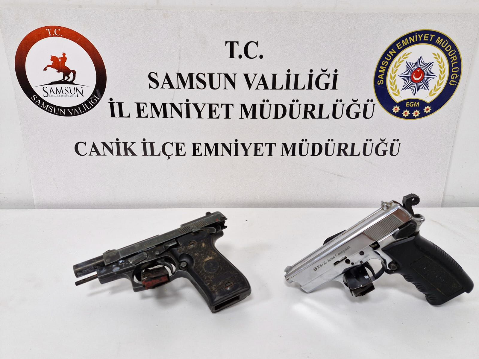 Samsun'da silah kaçakçılığı operasyonu