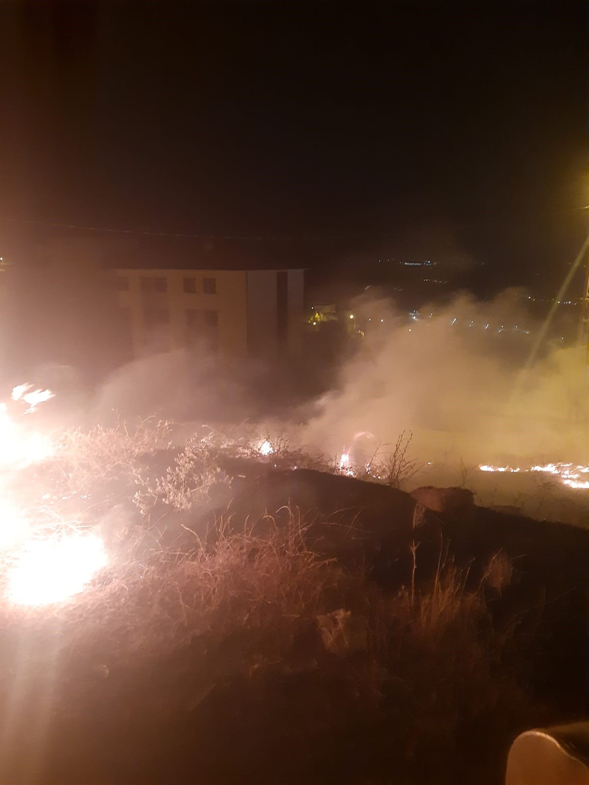 Adıyaman'da bahçe yangını