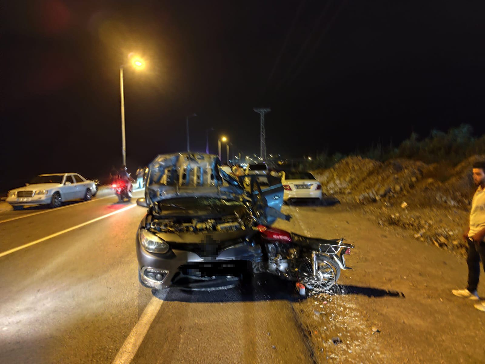 Hatay'da otomobille motosiklet çarpıştı: 1 ölü