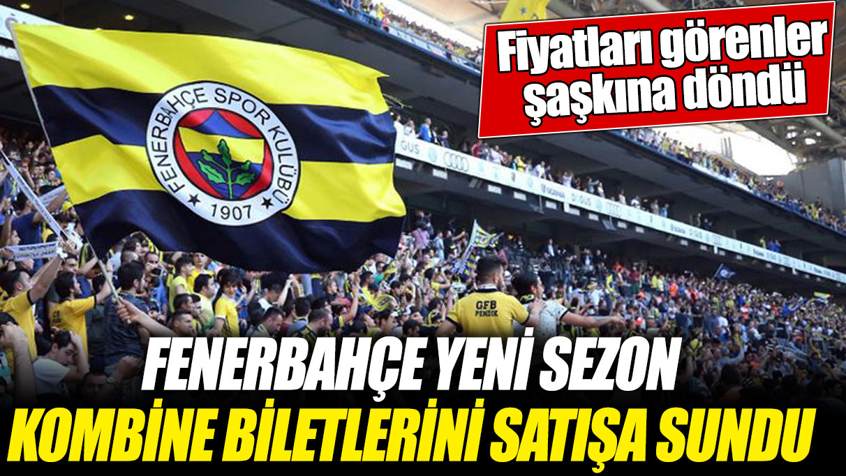 Fenerbahçe'de yeni sezon kombine bilet satışları başladı
