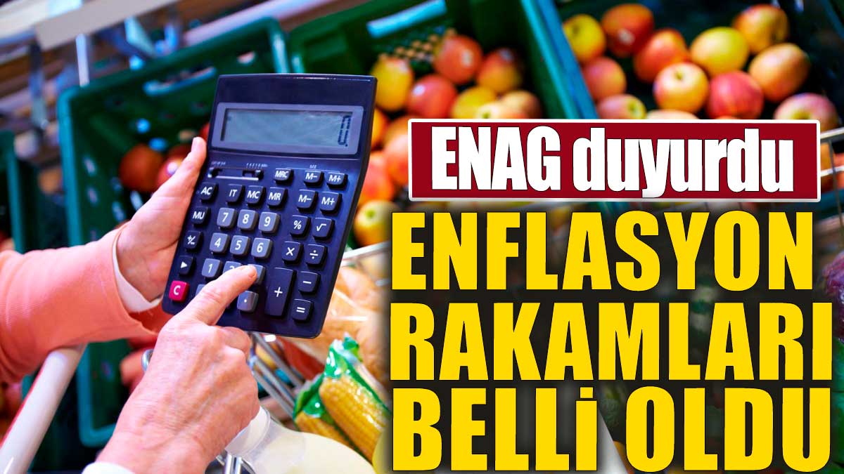 Son Dakika... ENAG Haziran ayı enflasyonunu açıkladı