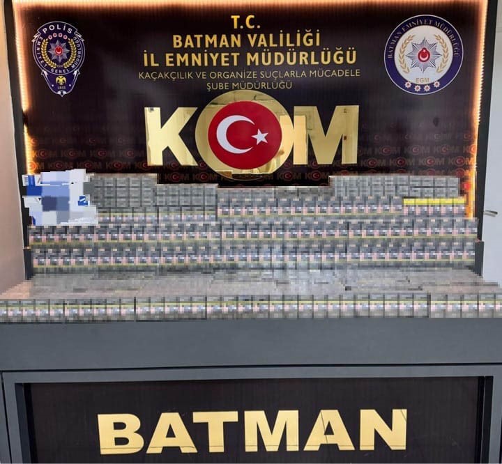 Batman’da kaçak sigara operasyonu