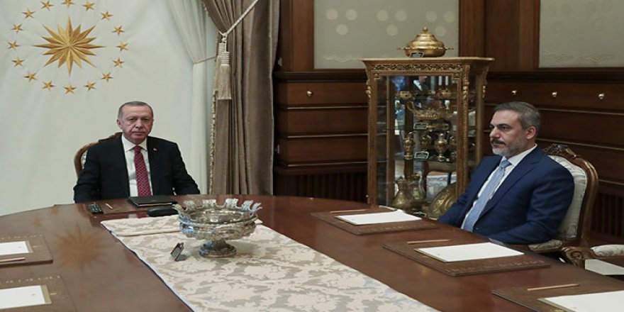 Erdoğan, MİT Başkanı Fidan'ı kabul etti