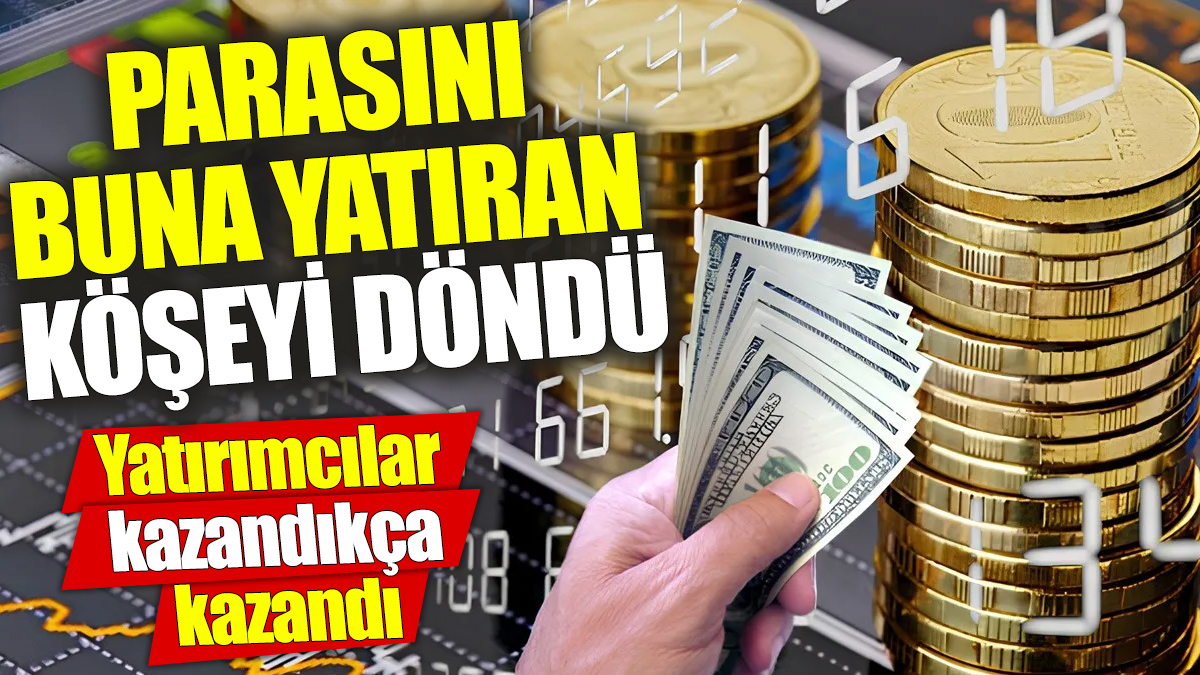 Parasını buna yatıran köşeyi döndü! Yatırımcılar kazandıkça kazandı