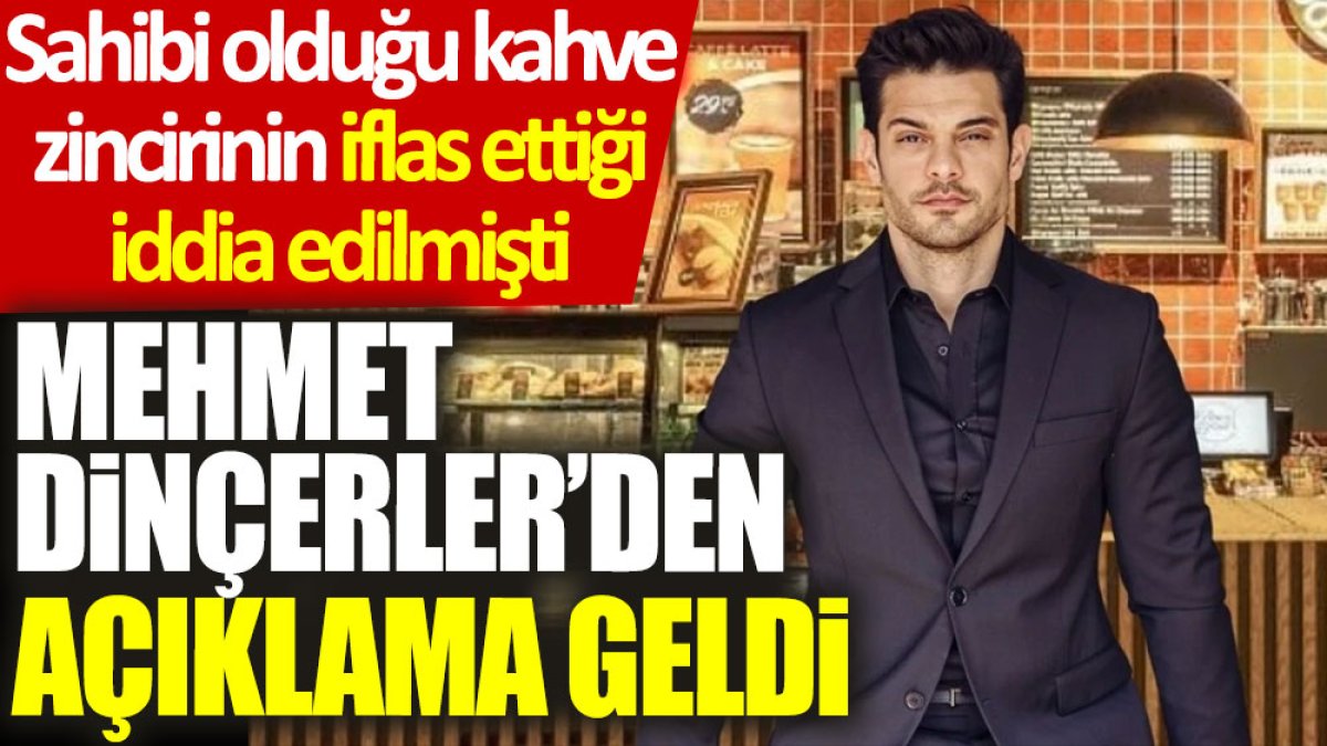 Mehmet Dinçerler’den ‘iflas’ iddialarına ilişkin açıklama