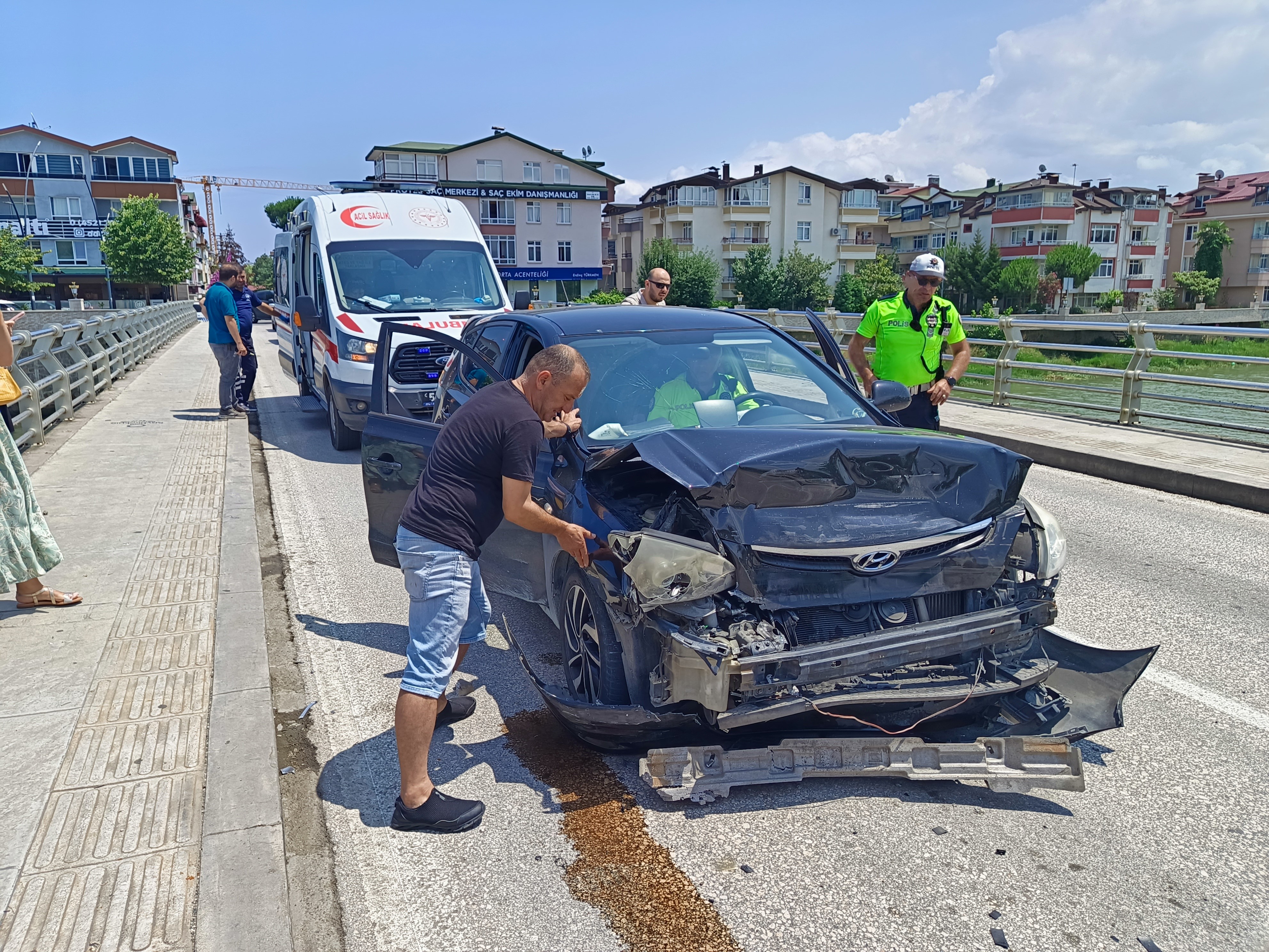 Ordu'da trafik kazası: 1 yaralı