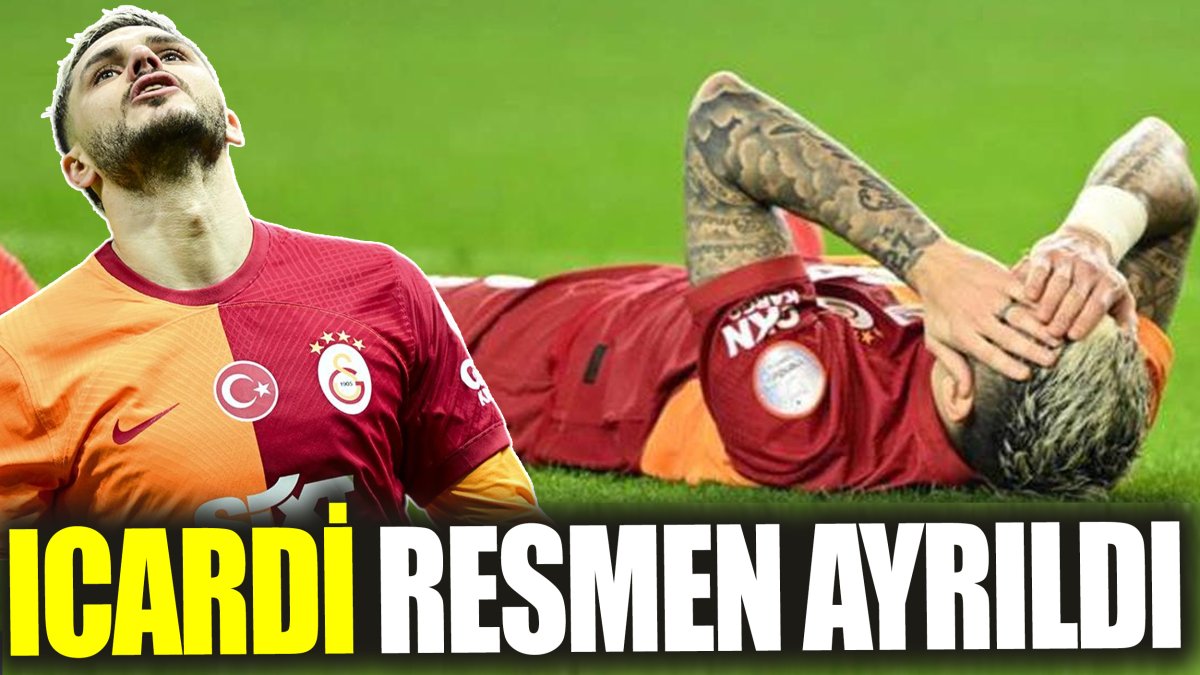 Icardi resmen ayrıldı