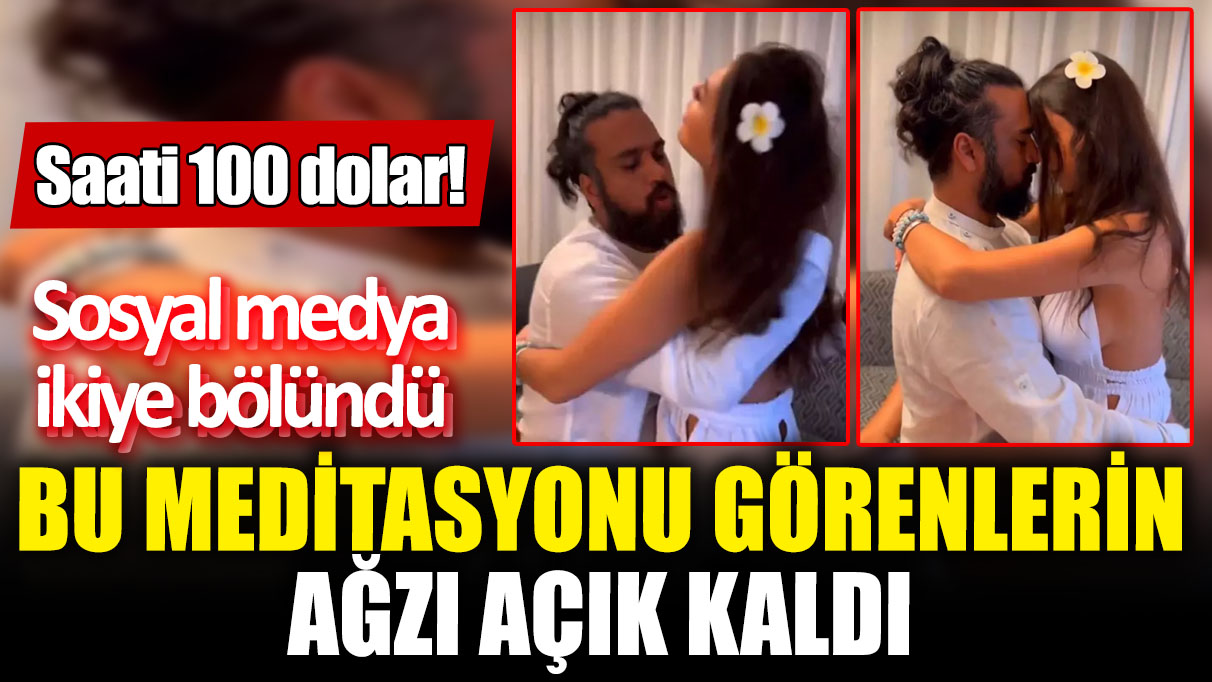 Bu meditasyonu görenlerin ağzı açık kaldı! Sosyal medya ikiye bölündü