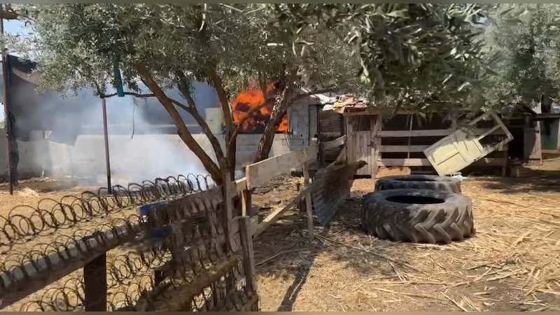 Samanlık yangını büyümeden kontrol altına alındı