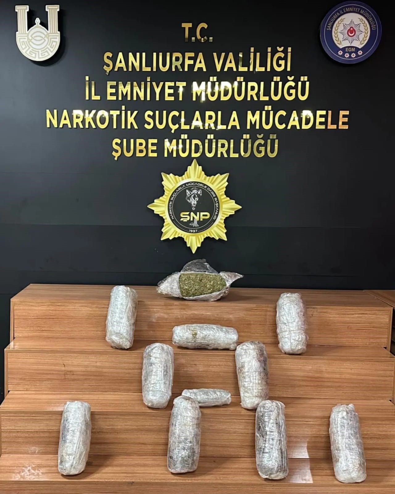 18 kilogram skunk ele geçirildi