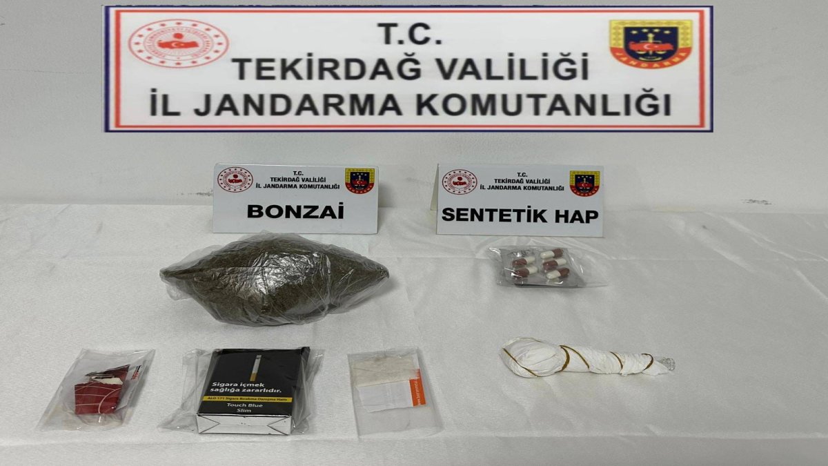 Tekirdağ’da uyuşturucu ile mücadelede 5 gözaltı