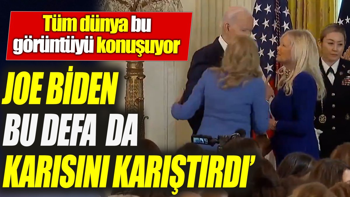 Joe Biden bu defa da karısını karıştırdı 'Tüm dünya bu görüntüyü konuşuyor'