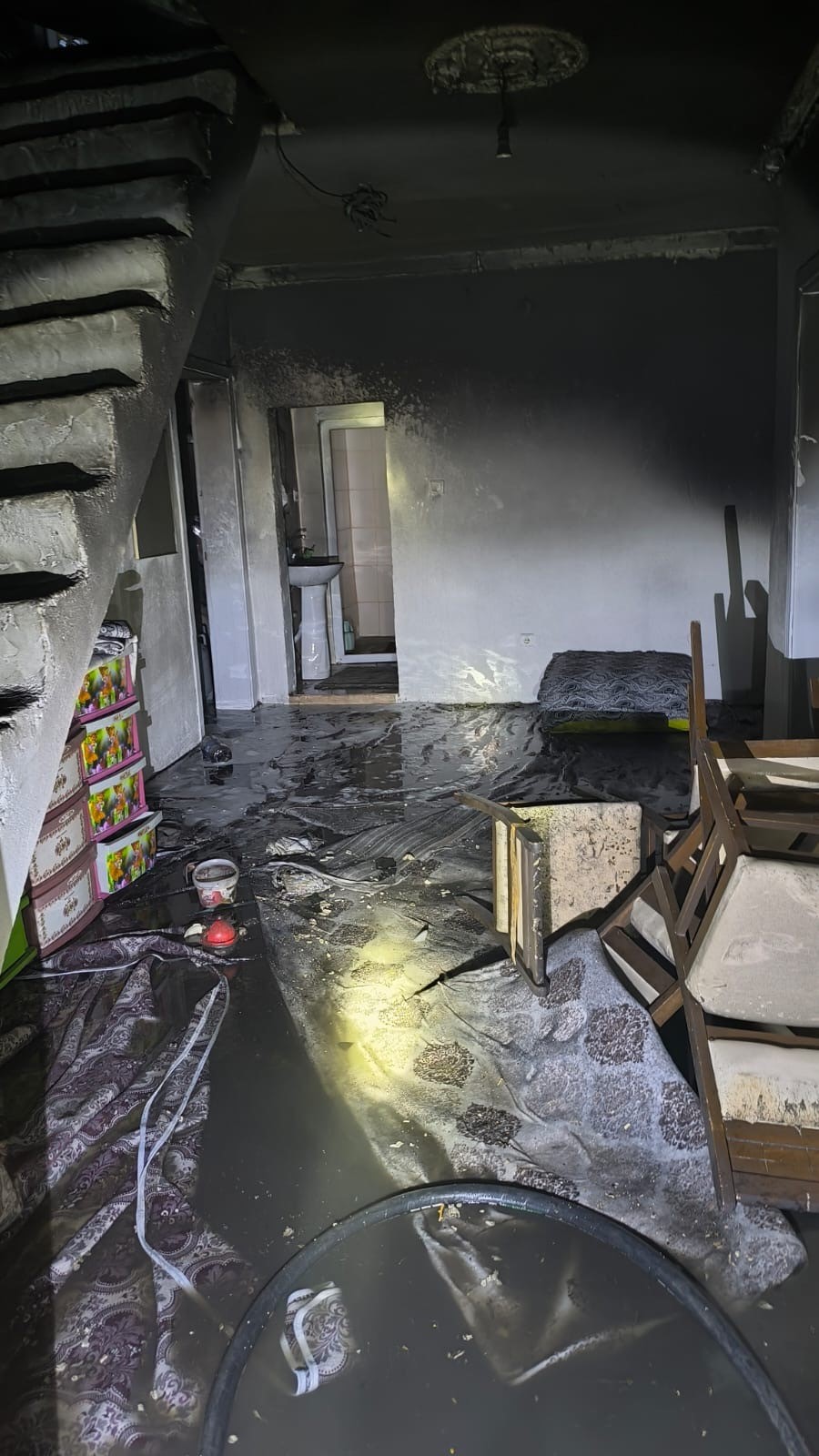 Batman’da ev yangını