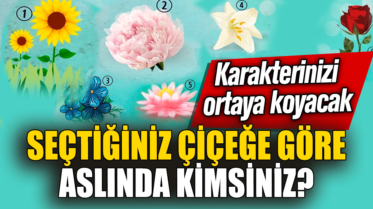 Seçtiğiniz çiçeğe göre aslında kimsiniz? Karakterinizi ortaya koyacak