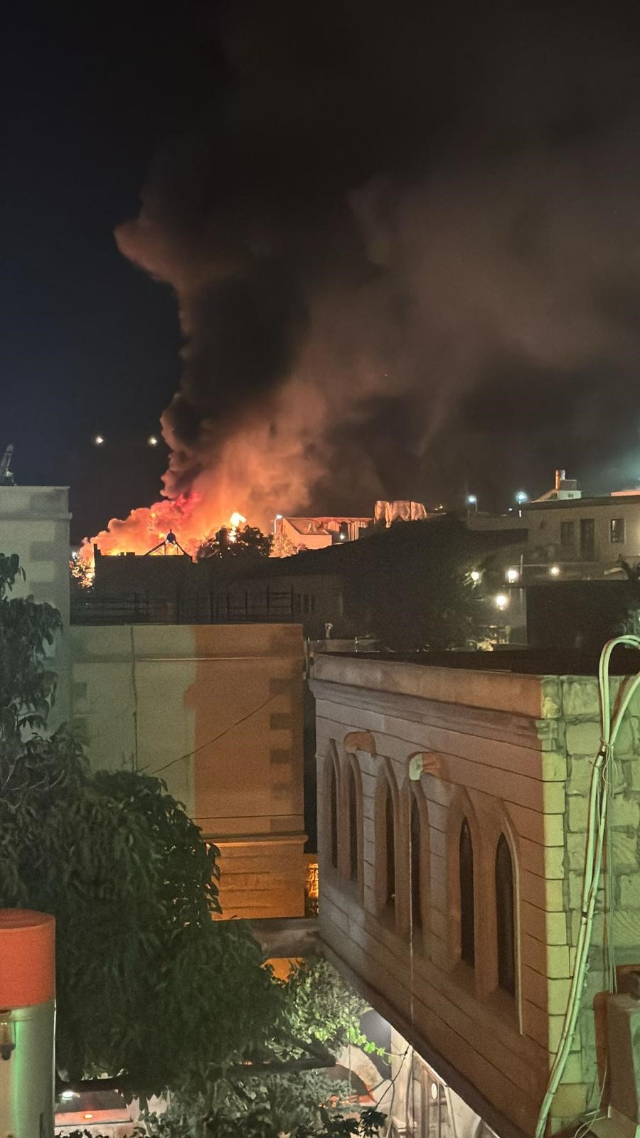 Nevşehir'de otel yangını