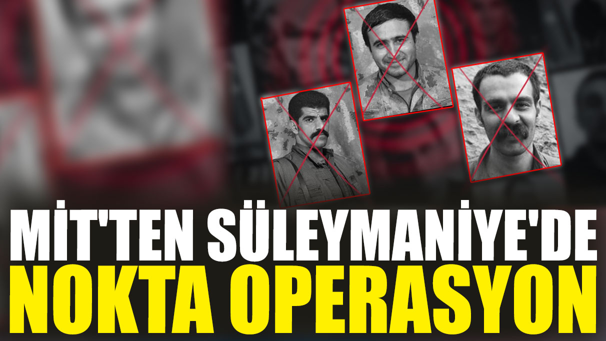 MİT'ten Süleymaniye'de nokta operasyon