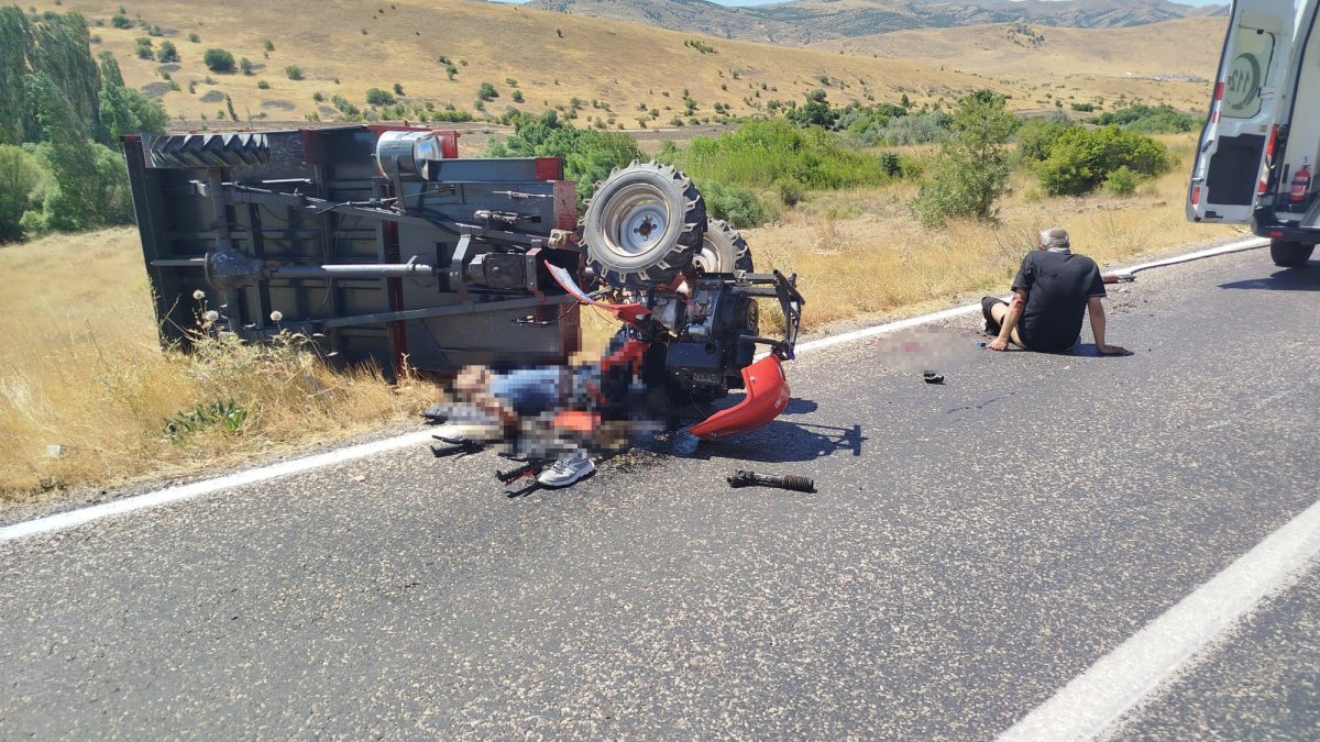 Çapa motoru devrildi: 1 ölü, 1 ağır yaralı