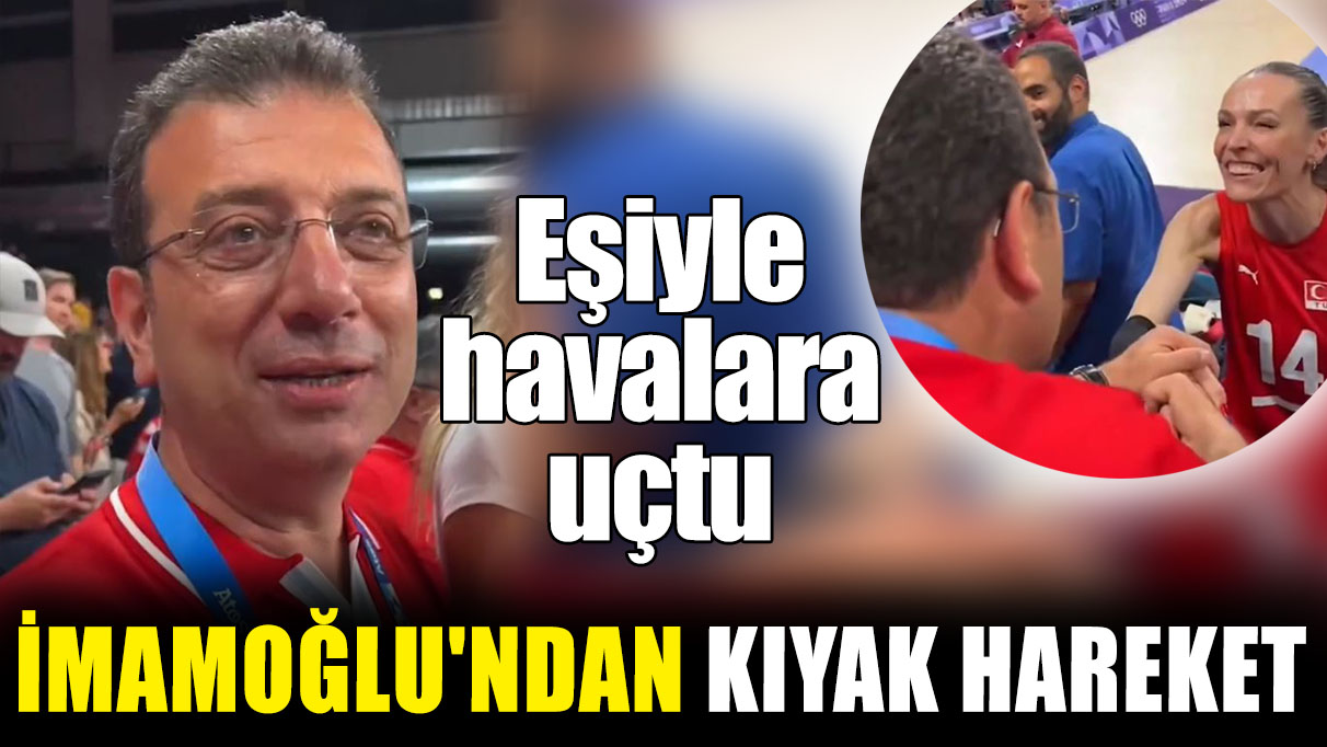 Ekrem İmamoğlu'ndan kıyak hareket! Eşiyle havalara uçtu