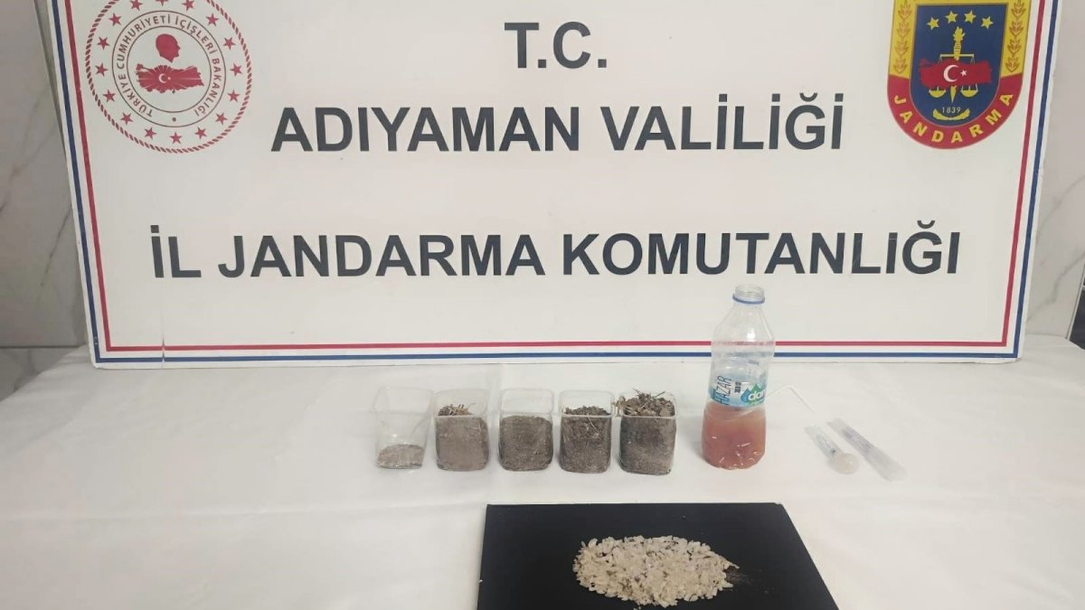 Adıyaman'da ekiplerden uyuşturucu operasyonu