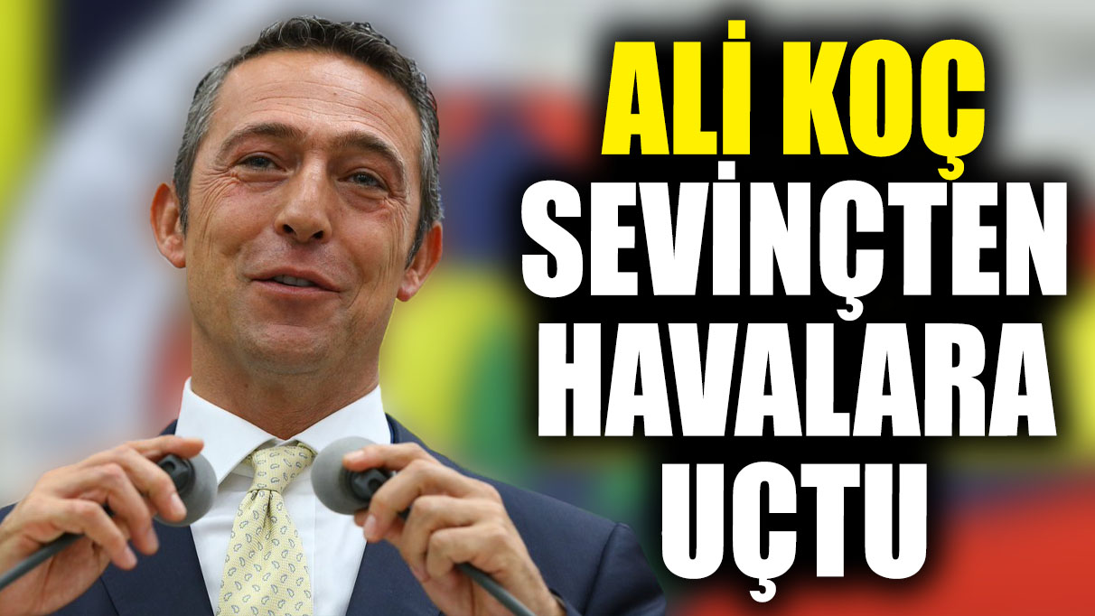 Ali Koç sevinçten havalara uçtu! Lugano maçı öncesi güzel haber