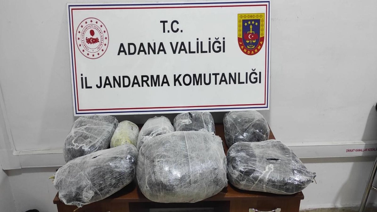 Adana'da narkotik operasyonu: 24 kilodan fazla uyuşturucu ele geçirildi