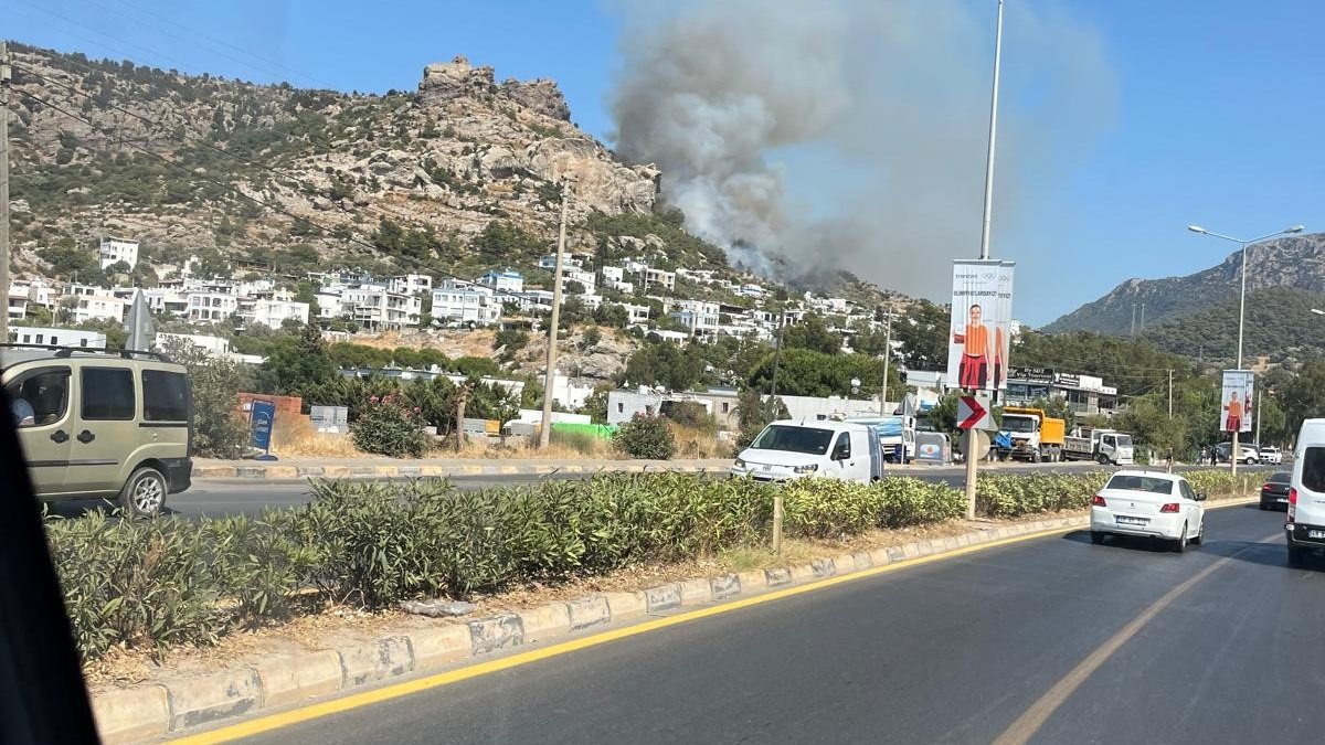 Muğla'da makilik alanda yangın