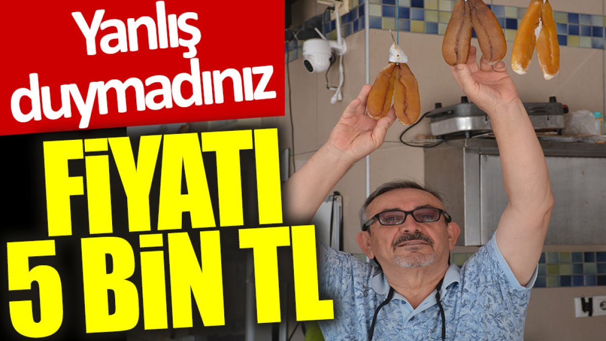 Yanlış duymadınız: Fiyatı 5 bin TL