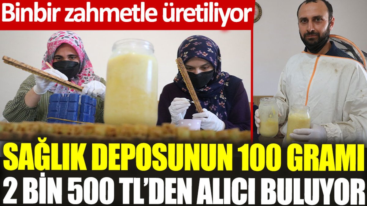 Binbir zahmetle üretiliyor: Sağlık deposunun 100 gramı 2 bin 500 TL’den alıcı buluyor