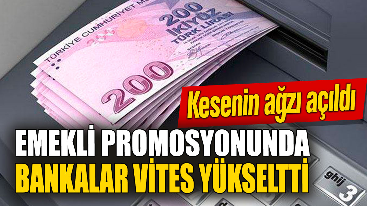 Emekli promosyonunda bankalar vites yükseltti! Kesenin ağzı açıldı