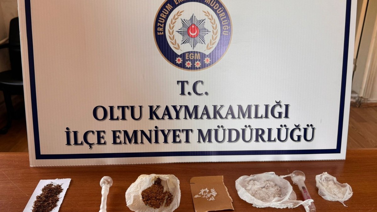 Erzurum'da uyuşturucu operasyonu: 4 gözaltı