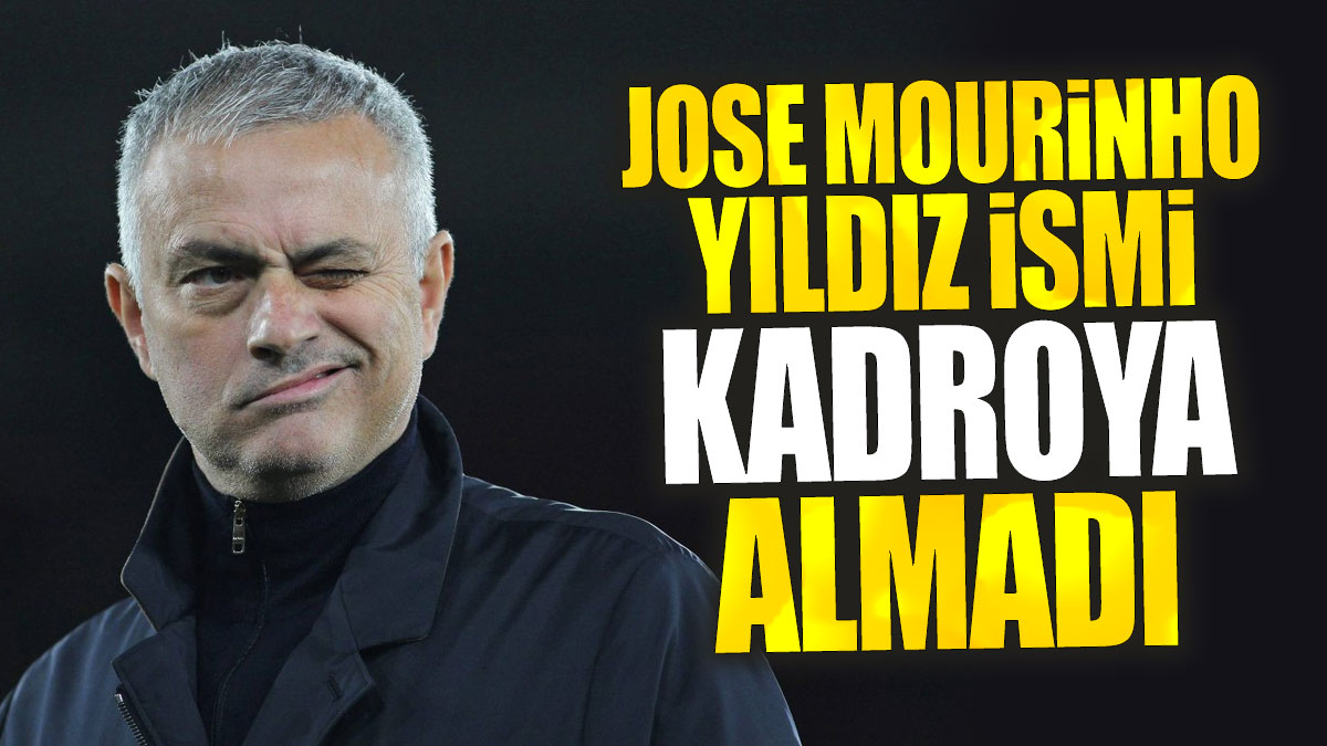 Jose Mourinho yıldız ismi kadroya almadı: Fenerbahçe'nin Lille kadrosu belli oldu