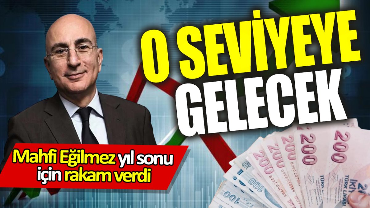 Mahfi Eğilmez yıl sonu için rakam verdi: O seviyeye gelecek