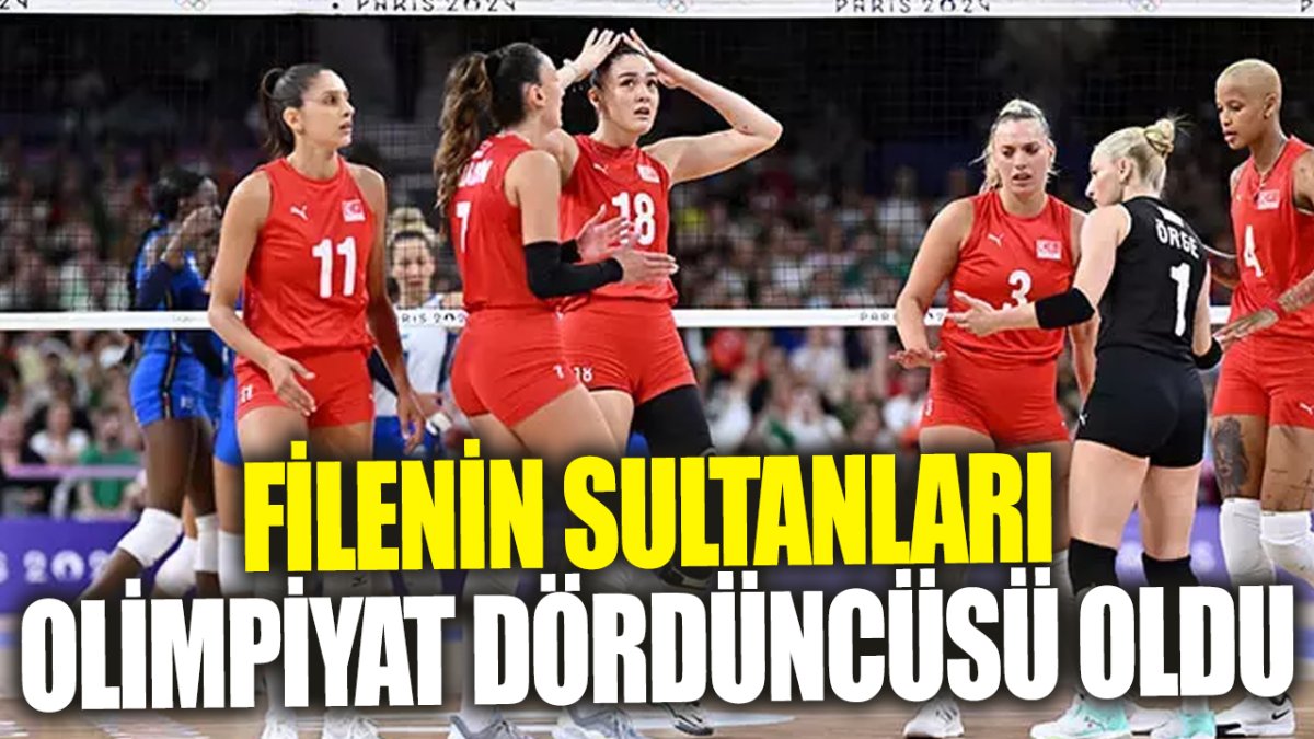 Filenin Sultanları Olimpiyat dördüncüsü oldu