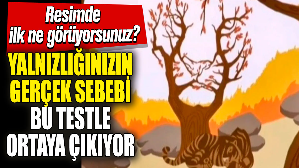 Yalnızlığınızın gerçek sebebi bu testle ortaya çıkıyor! Resimde ilk ne görüyorsunuz?