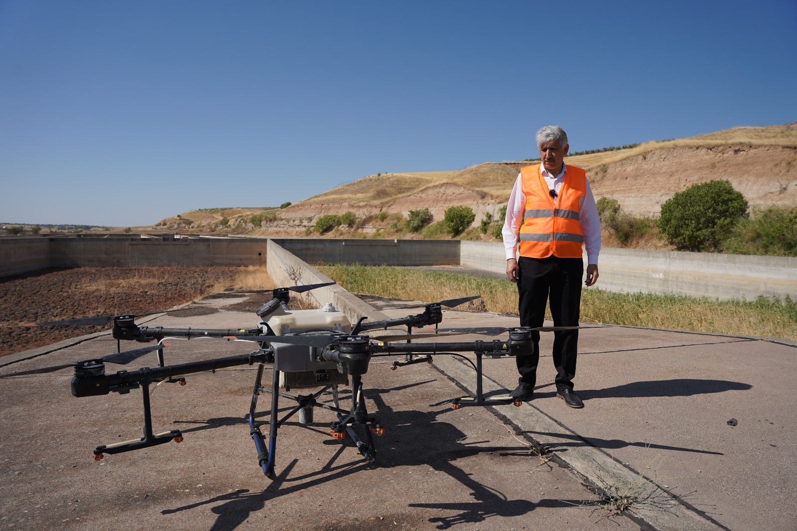 Adıyaman Kahta'da sivrisineklere dronla çözüm bulundu