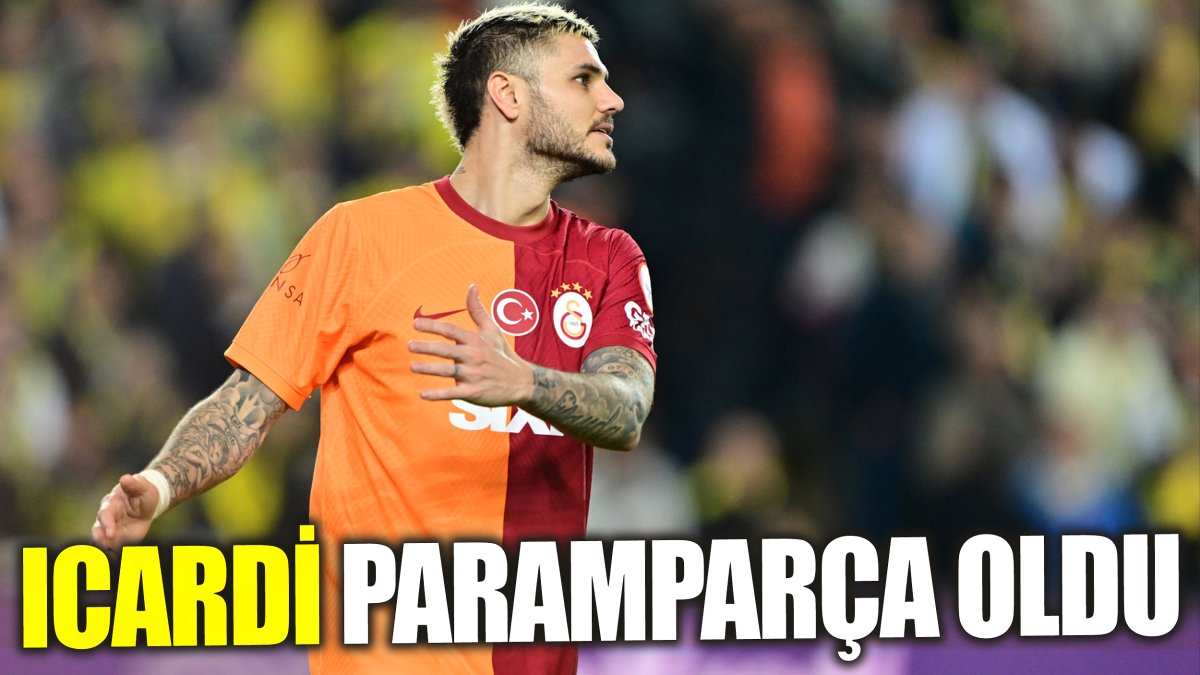 Mauro Icardi paramparça oldu