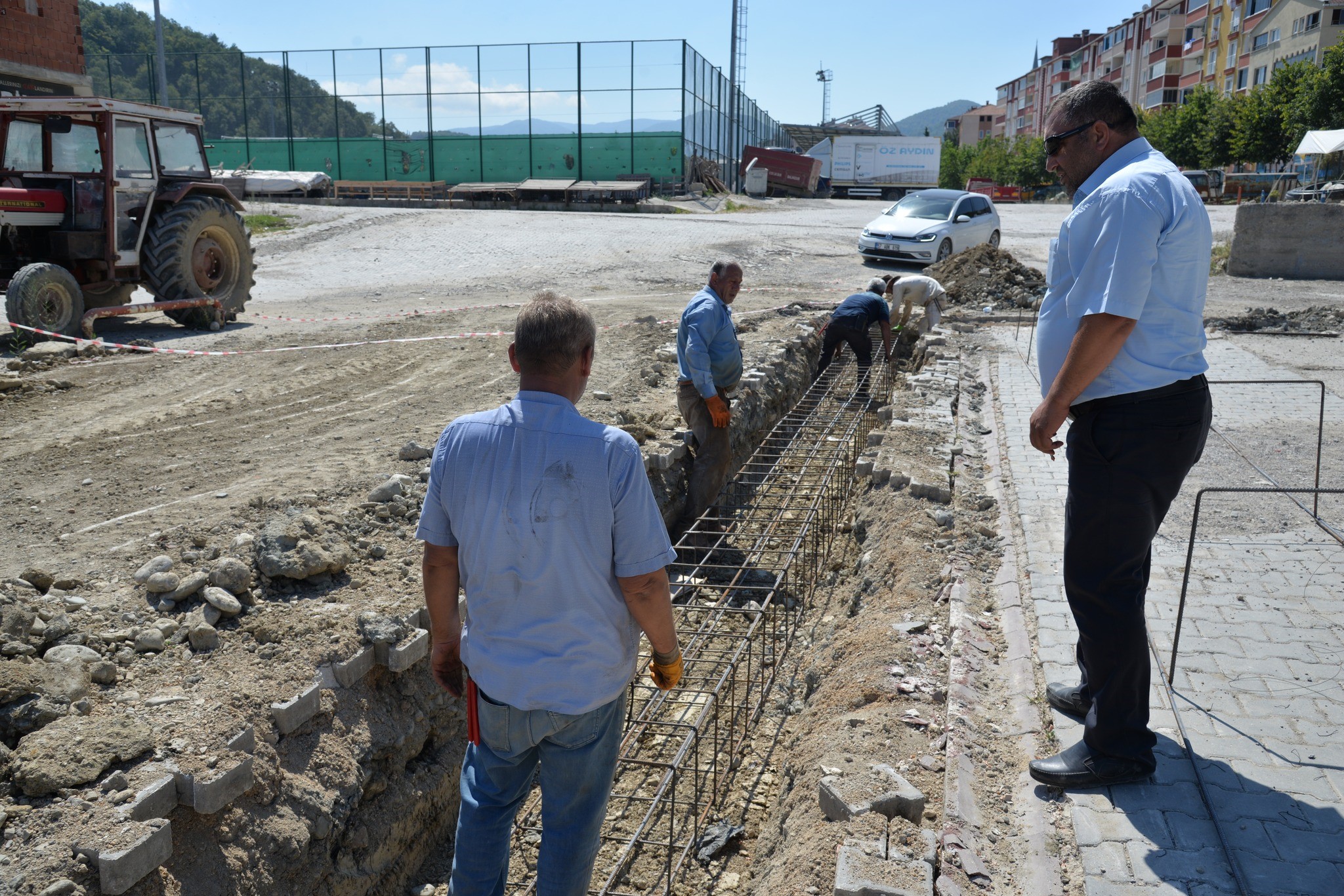 Türkeli'de doğalgaz dolum tesisi çalışmaları başladı