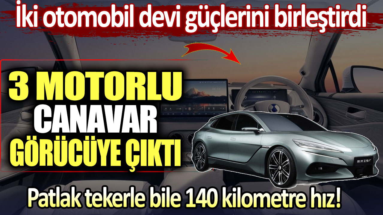 İki otomobil devi güçlerini birleştirdi. 3 motorlu dev canavar görücüye çıktı