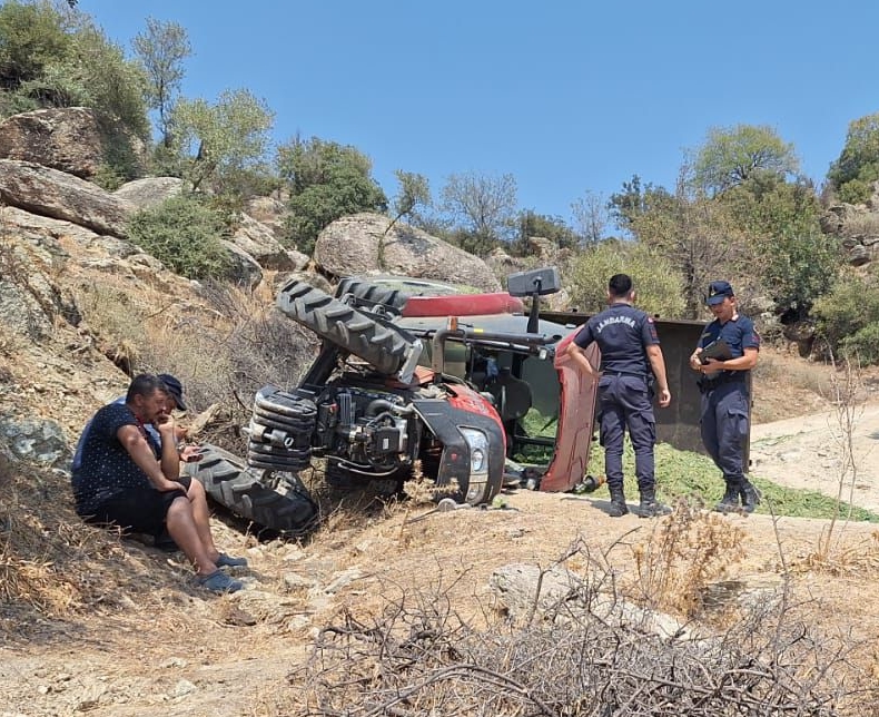 Aydın'da traktör devrildi: 1 ölü