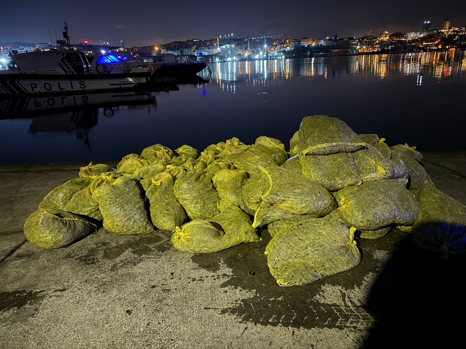 İstanbul'da tonlarca kaçak midye ele geçirildi