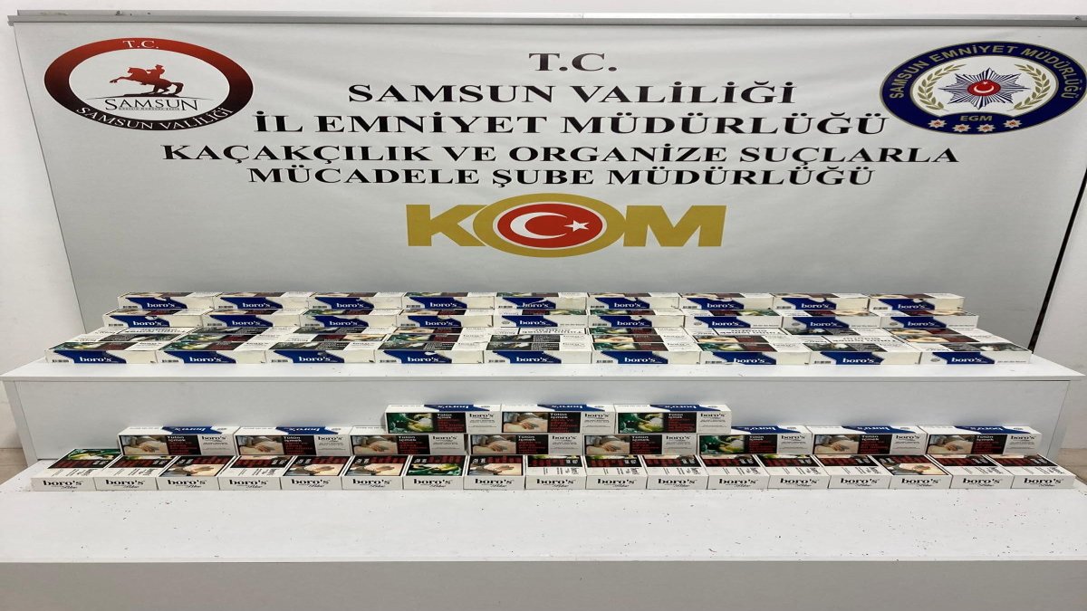 Samsun'da nefes kesen kaçakçılık operasyonu