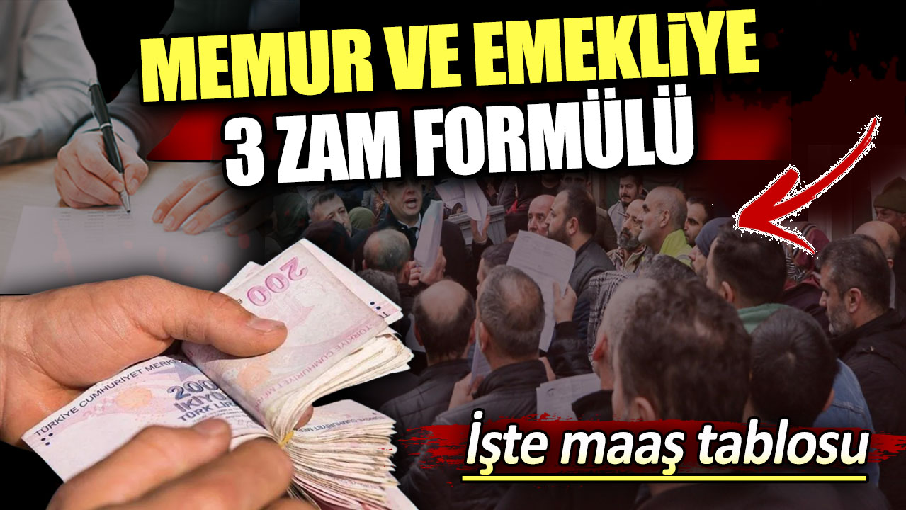 Memur ve emekli maaşında 3 zam formülü: Merkez Bankası paylaştı