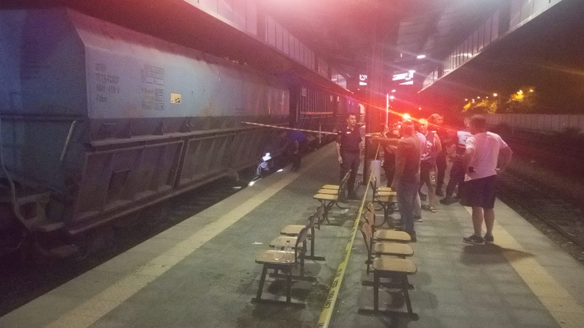 Yük treni can aldı