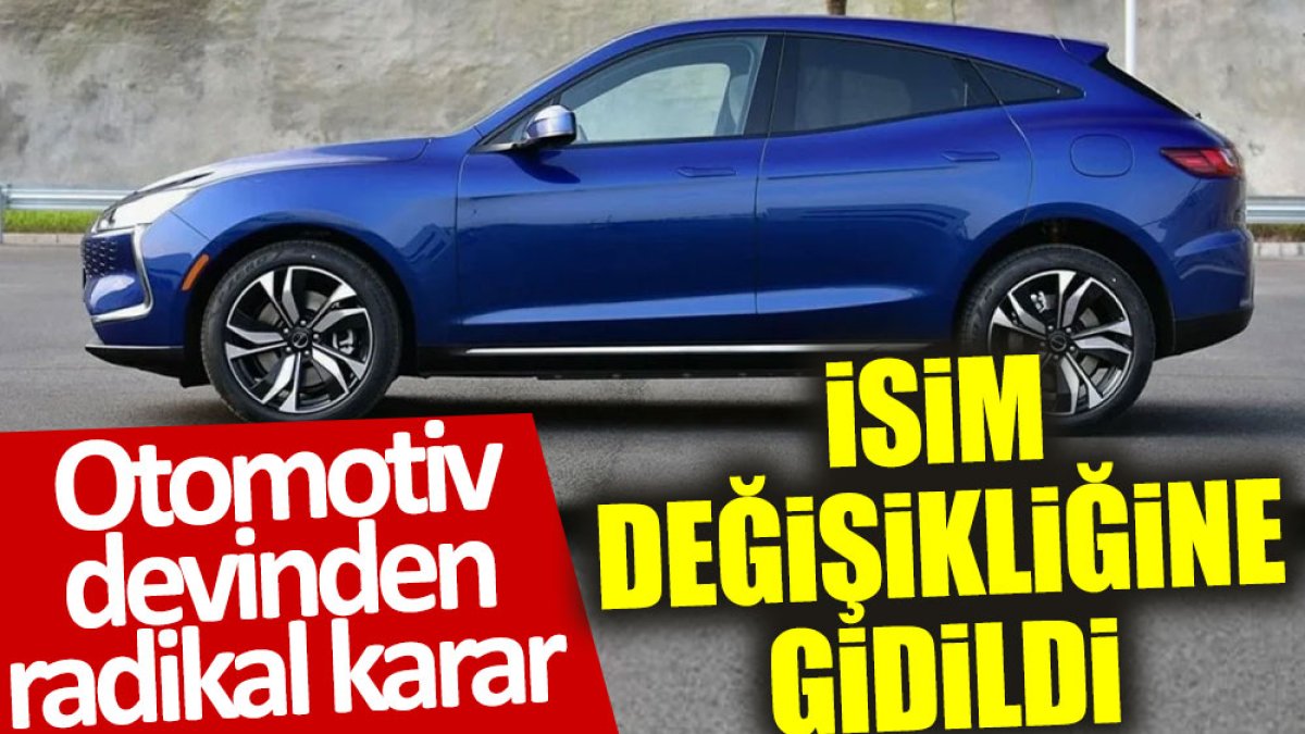 Otomotiv devinden radikal karar: İsim değişikliğine gidildi