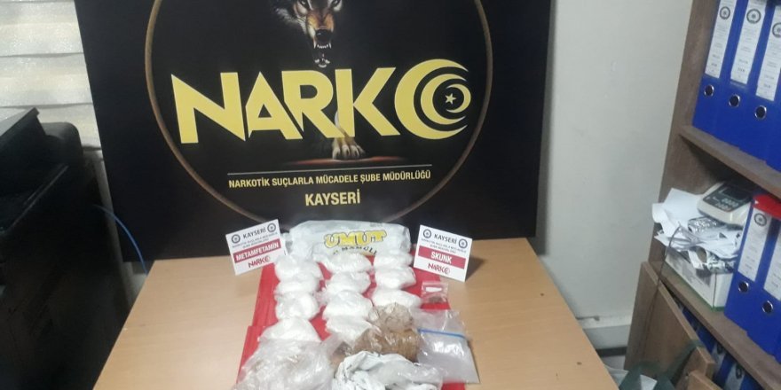 Kayseri'de uyuşturucuya 3 gözaltı